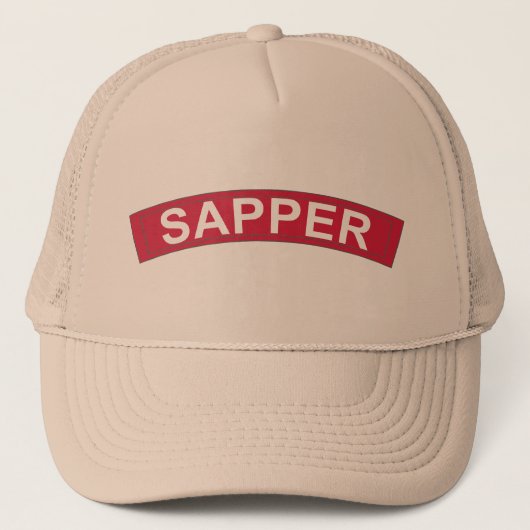 Sapper - De gevechtsingenieurs Trucker Pet (Voorkant)