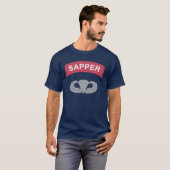 Sapper Parachutist T-shirts (v1) (Voorkant volledig)