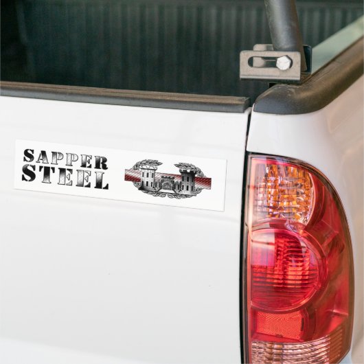 SAPPER STEEL BUMPERSTICKER (Op Truck)