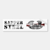 SAPPER STEEL BUMPERSTICKER (Voorkant)
