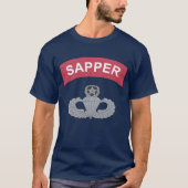 Sapper Tab Master Parachutist T-shirt (v1) (Voorkant)