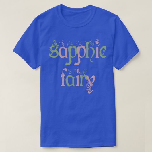 sapphic fairy t-shirt (Design voorkant)