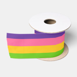 Sapphic Flag (Lesbian Love) (LGBT) Satijnen Lint