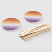 Sapphic Party Subtiele Lesbische Vlag Handwaaier (Niet-gemonteerd)