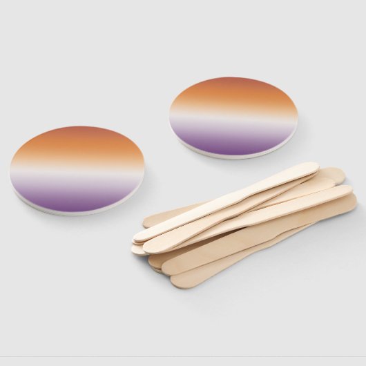 Sapphic Party Subtiele Lesbische Vlag Handwaaier (Niet-gemonteerd)