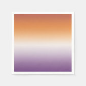 Sapphic Party Subtiele Lesbische Vlag Servet (Voorkant)