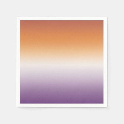 Sapphic Party Subtiele Lesbische Vlag Servet (Voorkant)