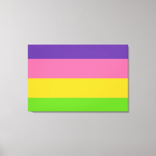 Sapphic Pride Flag Canvas Afdruk (Voorkant)