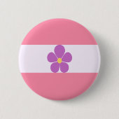 Sapphic Pride Flag Ronde Button 5,7 Cm (Voorkant)