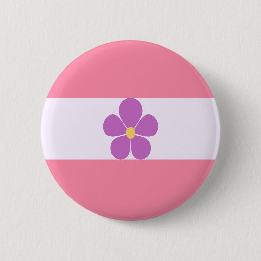 Sapphic Pride Flag Ronde Button 5,7 Cm (Voorkant)
