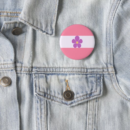 Sapphic Pride Flag Ronde Button 5,7 Cm (In situ)