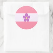 Sapphic Pride Flag Ronde Sticker (Tas)
