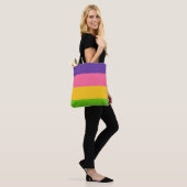 Sapphic Pride Flag Tote Bag (Op model)