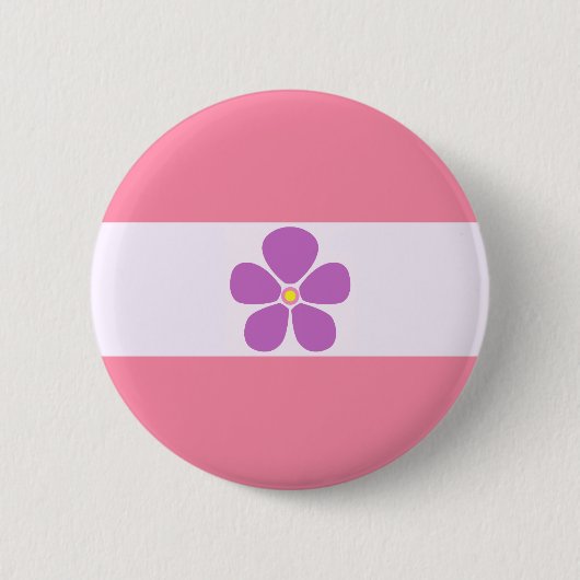 Sapphic Pride Vlag LGBT Pride Ronde Button 5,7 Cm (Voorkant)