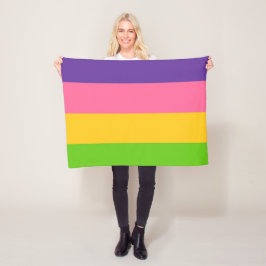 Sapphic-vlag (Lesbische Liefde) (LGBT) Fleece Deken