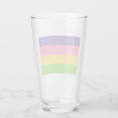 Sapphic-vlag (Lesbische Liefde) (LGBT) Glas (Achterkant)
