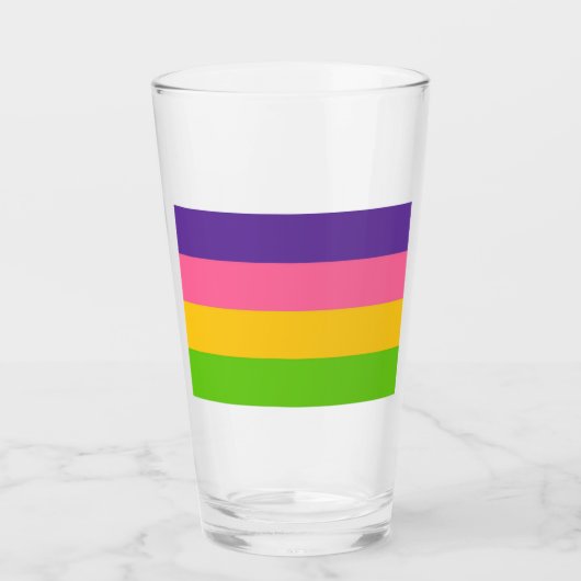 Sapphic-vlag (Lesbische Liefde) (LGBT) Glas (Voorkant)