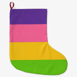 Sapphic-vlag (Lesbische Liefde) (LGBT) Grote Kerstsok