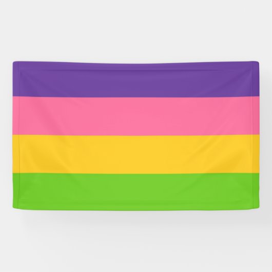 Sapphic-vlag (Lesbische Liefde) (LGBT) Spandoek (Horizontaal)