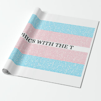 Sapphics met het T 3.0 Wrapping Paper Cadeaupapier