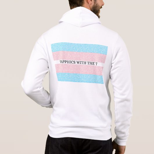 Sapphics with the T 3.0 Hoodie List on Back (Achterkant)
