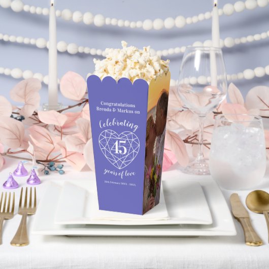 Sapphire 45e trouwdag nu dan foto's bedankdoosjes (Huwelijk)