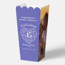 Sapphire 45e trouwdag nu dan foto's bedankdoosjes