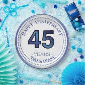 Sapphire 45th Jubileum Paper Bord (Feest)