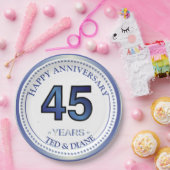 Sapphire 45th Jubileum Paper Bord (Feest)