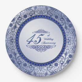 Sapphire 45th Wedding Jubileum Paper Bord