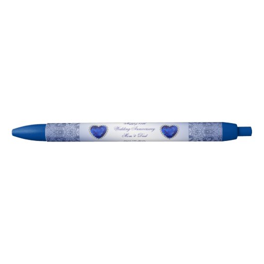 Sapphire 45th Wedding Jubileum Pen (Voorkant)