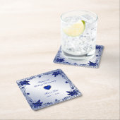 Sapphire 45th Wedding Jubileum Square Onderzetter (Insitu)