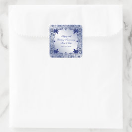 Sapphire 45th Wedding Jubileum Square Sticker