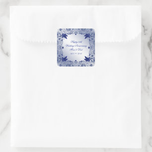 Sapphire 45th Wedding Jubileum Square Sticker