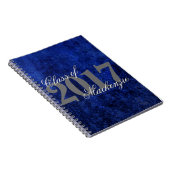 Sapphire Afstudeerder | Blue Royal Cobalt Azure Ye Notitieboek (Rechterzijde)