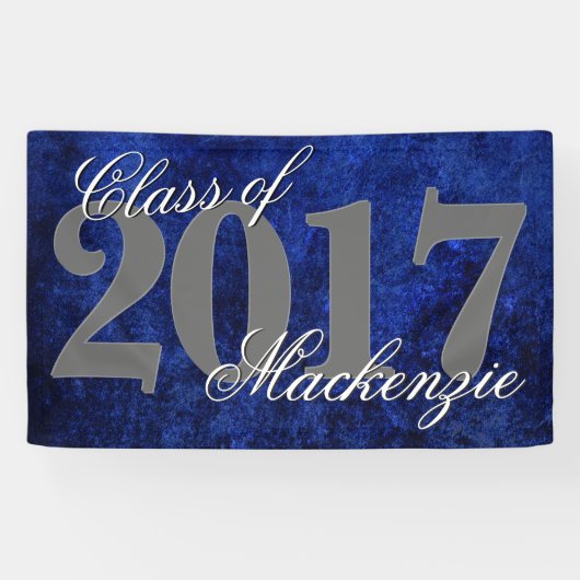 Sapphire Afstudeerder | Blue Royal Cobalt Azure Ye Spandoek (Horizontaal)