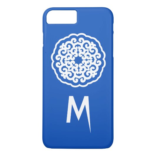 Sapphire Asian Moods Mandalla Case-Mate iPhone Case (Achterkant)