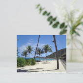 Sapphire Beach, St. Thomas, Maagdeneilanden Briefkaart (Staand voorkant)