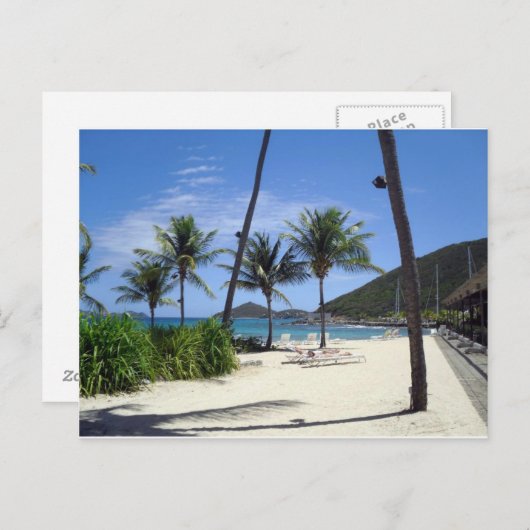 Sapphire Beach, St. Thomas, Maagdeneilanden Briefkaart (Voorkant / Achterkant)
