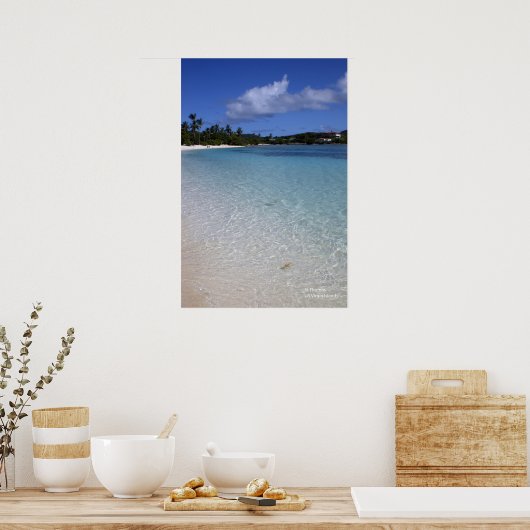 Sapphire Beach, St. Thomas Poster (Keuken)