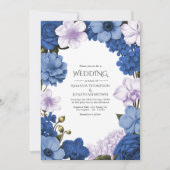 Sapphire Bloom , Cornflower Glow & Soft Shell Kaart (Voorkant)