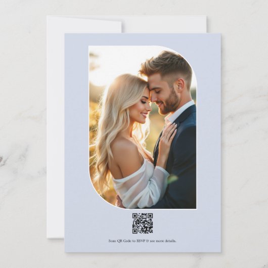 Sapphire Bloom , Cornflower Glow & Soft Shell Kaart (Achterkant)