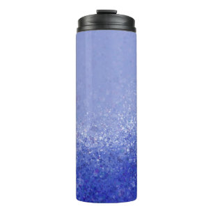 Sapphire Blue Abstract Thermal Tumbler Thermosbeker