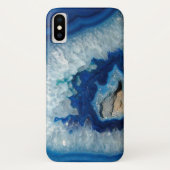 Sapphire Blue Agate Geode Case-Mate iPhone Case (Achterkant)