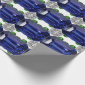 Sapphire Blue Cadeaupapier (Hoek)