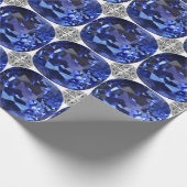 Sapphire Blue Cadeaupapier (Hoek)