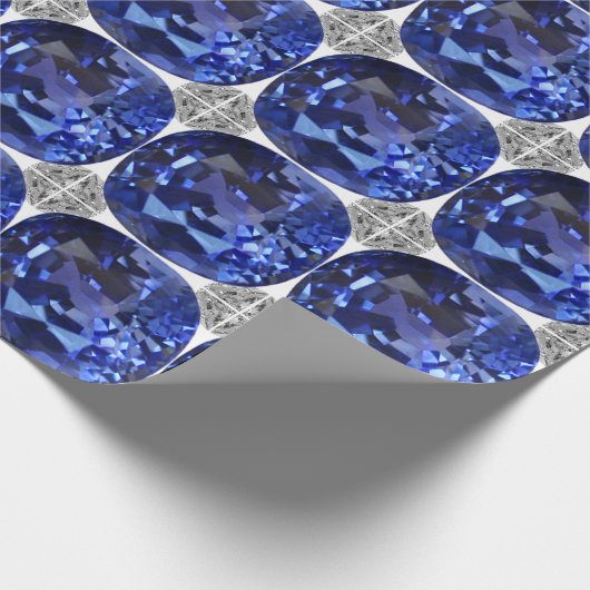 Sapphire Blue Cadeaupapier (Hoek)