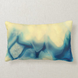 Sapphire Blue Cream Agate Geode Crystal Patronen Kussen