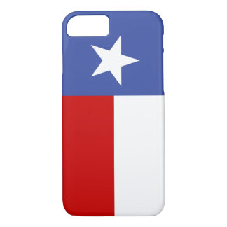 Sapphire Blue en Red Texas Flag iPhone 8/7 Hoesje