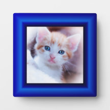 Sapphire Blue Faux Lijst Square Photo Border